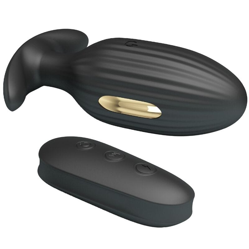 Analplug Kelly Plug Anal Wiederaufladbarer Schwarz