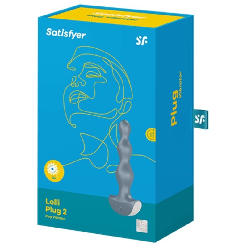 Analplug Lolli Plug 2 Grau 14,2 x 2,8 cm – Ansicht 3