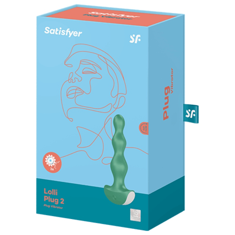 Analplug Lolli Plug 2 Grün 14,2 x 2,8 cm – Ansicht 3