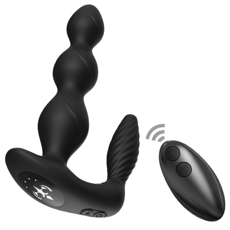 Analplug Manfun & Stimulator Anal Plug Fernbedienung Schwarz
