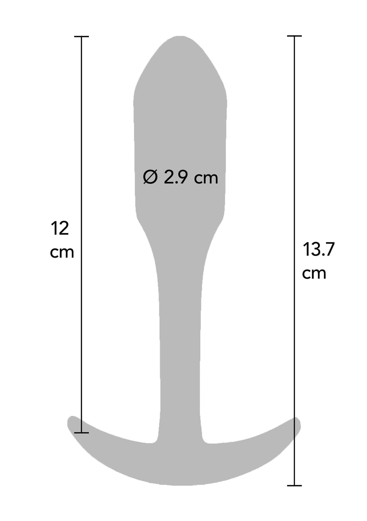 Analplug Mini Smooth XL 12 x 2.9 cm