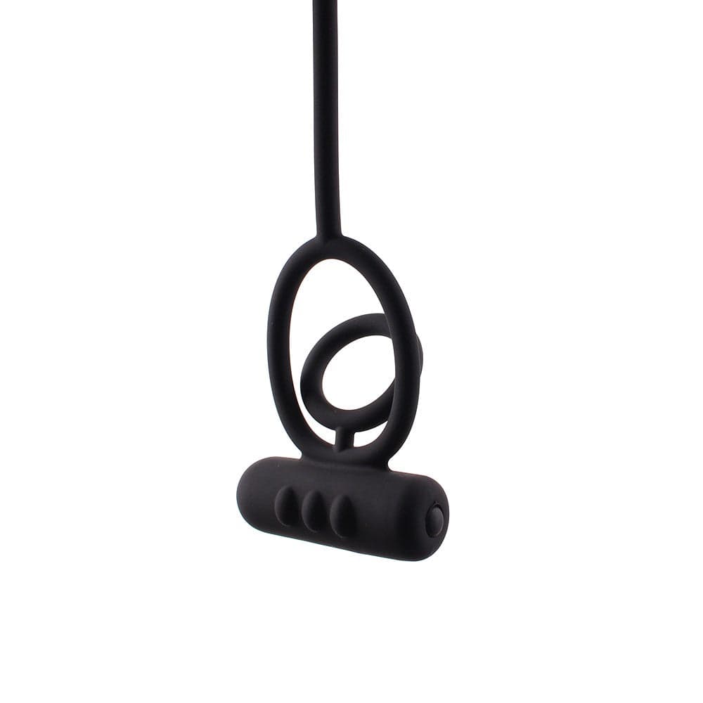 Analplug mit doppeltem Penisring