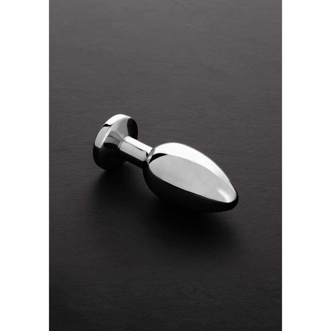Analplug mit Schmuckstein Silber 10,4 cm – Ansicht 12