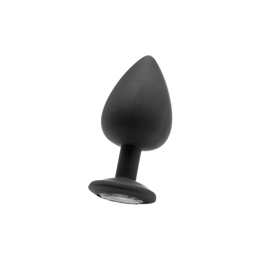 Analplug Ouch Diamant extra groß Schwarz 9,3 x Ø 4,2 cm