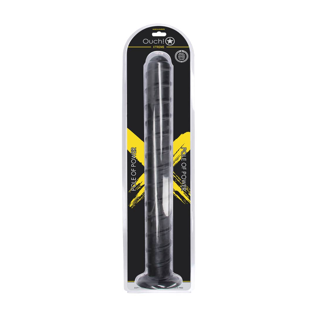 Analplug Ouch Pole of Power aus PVC Schwarz 56,5 x Ø 7 cm – Ansicht 2