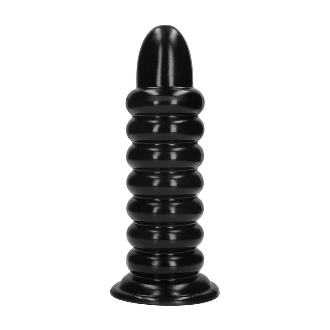 Analplug Ouch Spiral Force aus PVC Schwarz 23,5 x Ø 7,5 cm – Ansicht 4