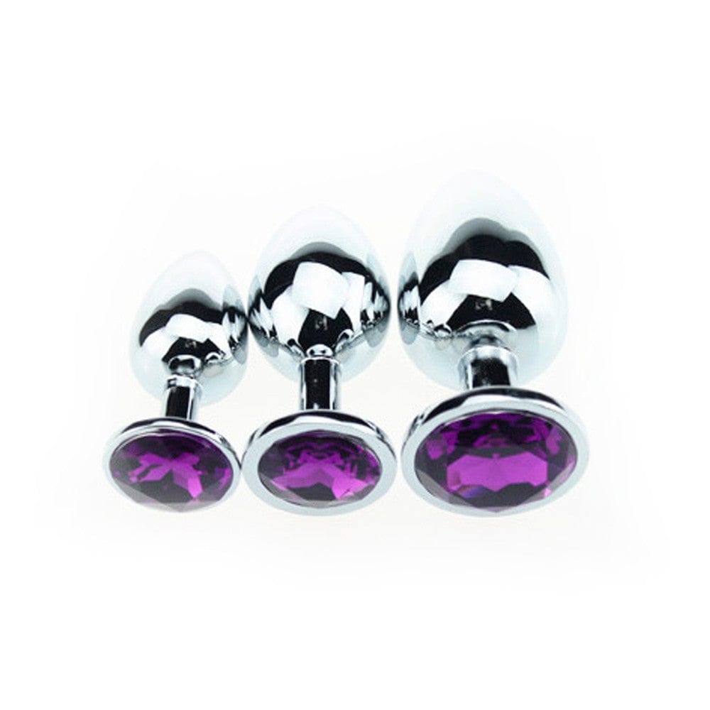 Analplug Purple Diamond