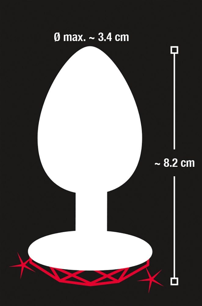 Analplug Roter Saphir