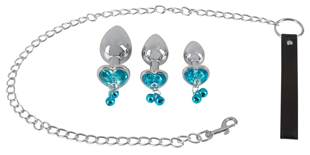 Analplug Set An Der Leine