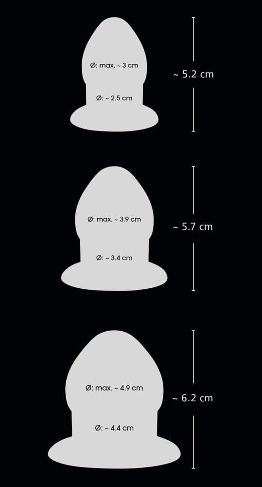 Analplug-Set Kleine Stopfen