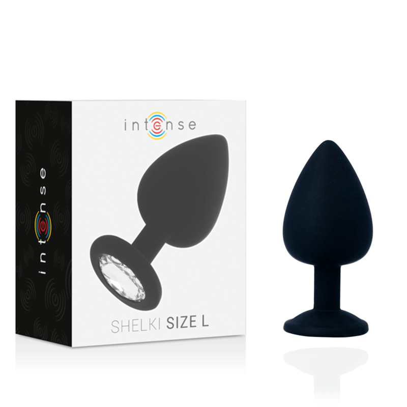 Analplug Shelki L Anal Plug Schwarz 9,2 x 4,4 cm – Ansicht 2