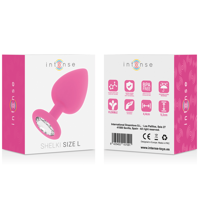 Analplug Shelki L Plug Anal Fuchsia 9,2 x 4,4 cm – Ansicht 6