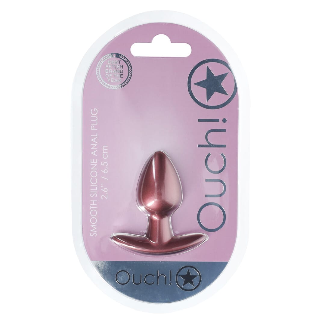 Analplug Ouch aus Silikon glatt in vier Farben 4 x Ø 2,7 cm – Ansicht 15
