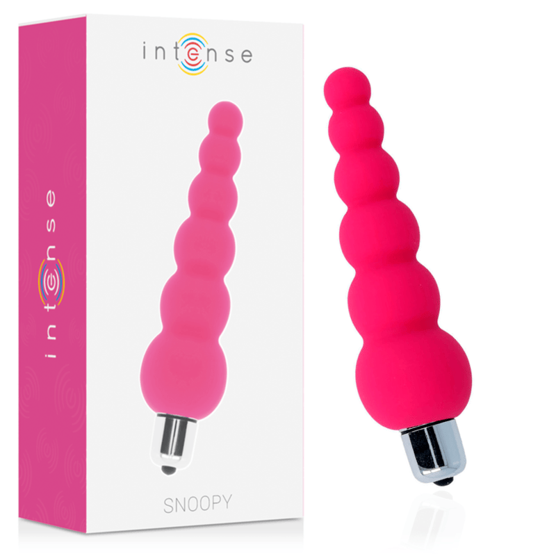 Analplug Snoopy 7 Geschwindigkeiten Silikon Rosa 11,5 x 1,5 cm