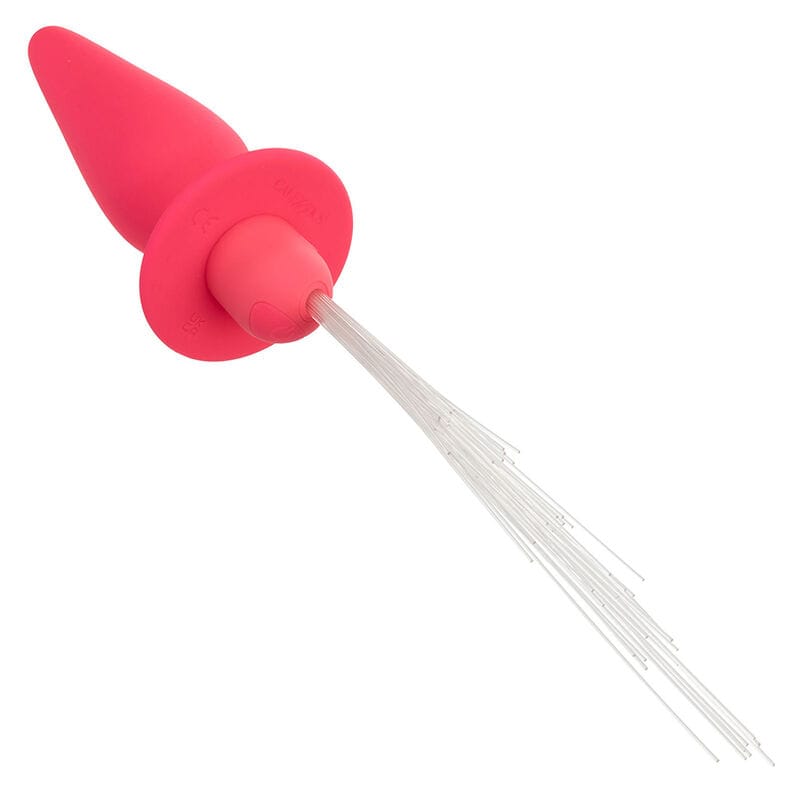 Analplug Southern Lights Leuchtend Rosa mit 10 Vibrationen 11,5 x 3 cm – Ansicht 4