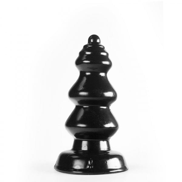 Analplug Tannebaum schwarz 11 x 5 cm