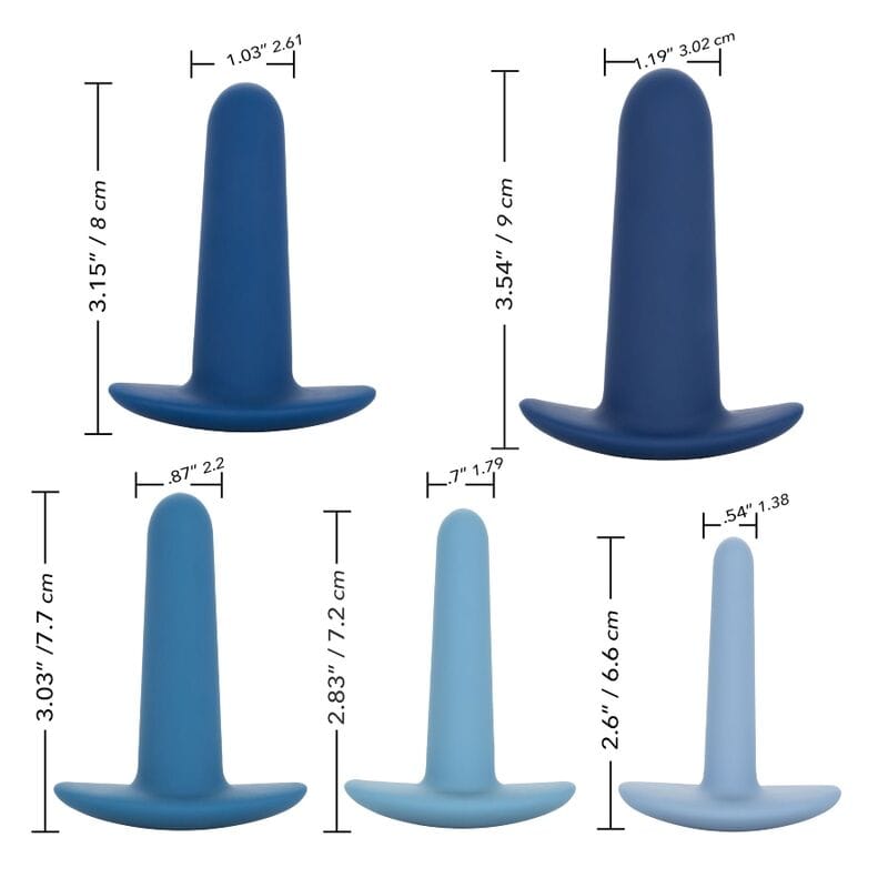 Analplug Tragbares Analtrainingsset 5-teilig 8,5 x 3 cm – Ansicht 3
