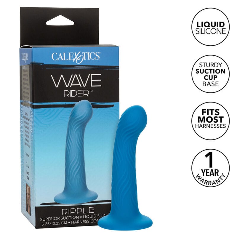 Analplug Wave Rider Ripple Analstecker Blau