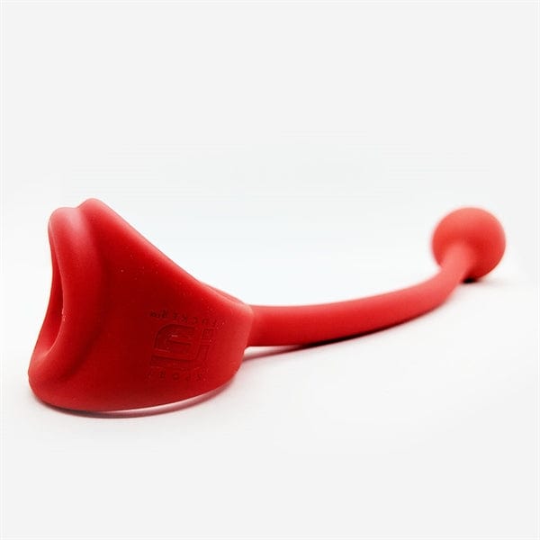 Analschloss Flexi mit Penisring rot