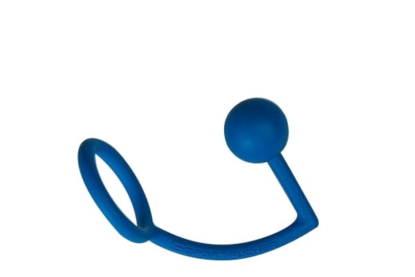 Analschloss mit Penisring blau