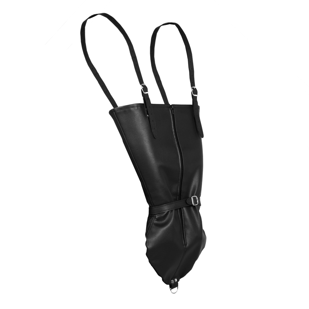 Armbinder Ouch mit Reißverschluss aus Kunstleder Schwarz 53 cm – Ansicht 4