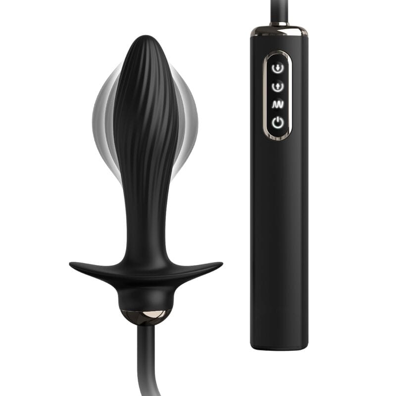 Aufblasbarer Plug & Auto-Throb Vibrator – 13 × Ø 4,5 cm