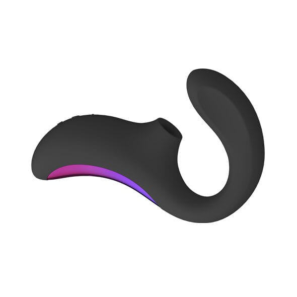 Auflegevibrator Enigma mit Doppel-Stimulation und Saugfunktion Schwarz – Ansicht 7