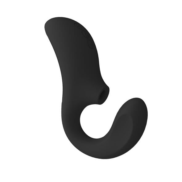 Auflegevibrator Enigma mit Doppel-Stimulation und Saugfunktion Schwarz – Ansicht 8