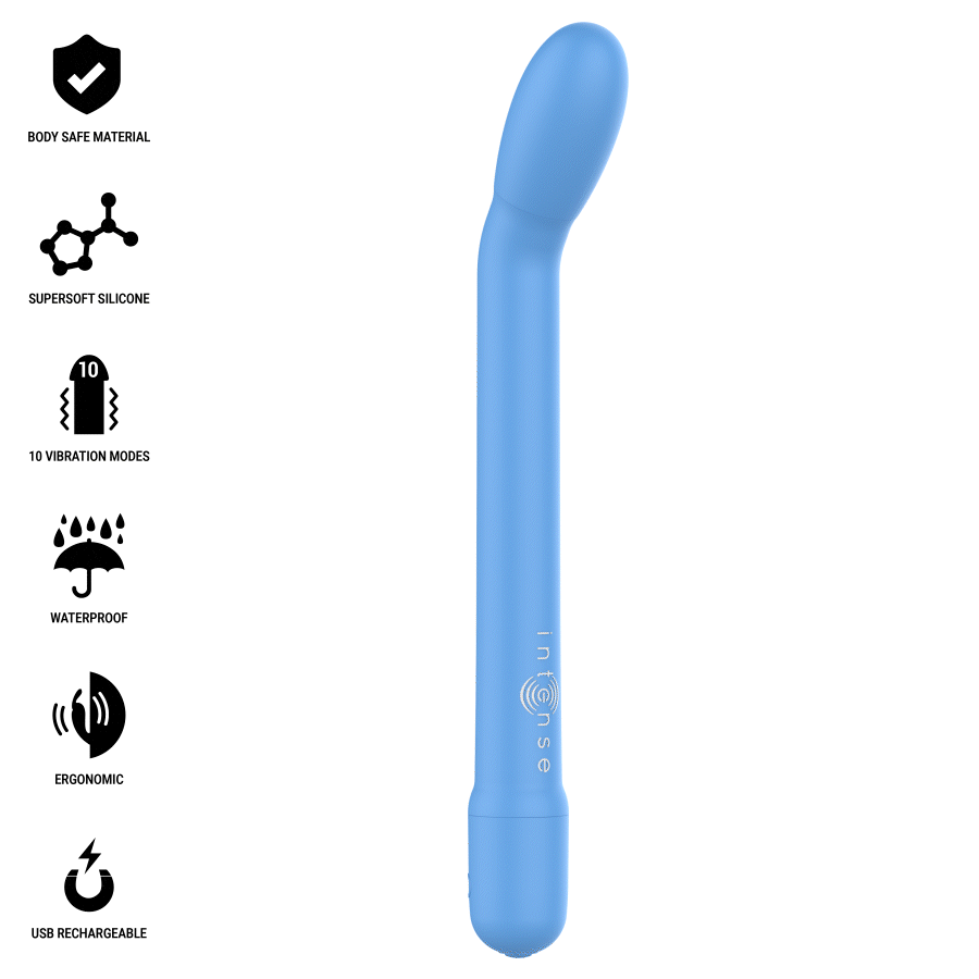 Auflegevibrator Karlie wiederaufladbarer g-Punkt-Stimulator Blau 19 x 2,2 cm – Ansicht 2
