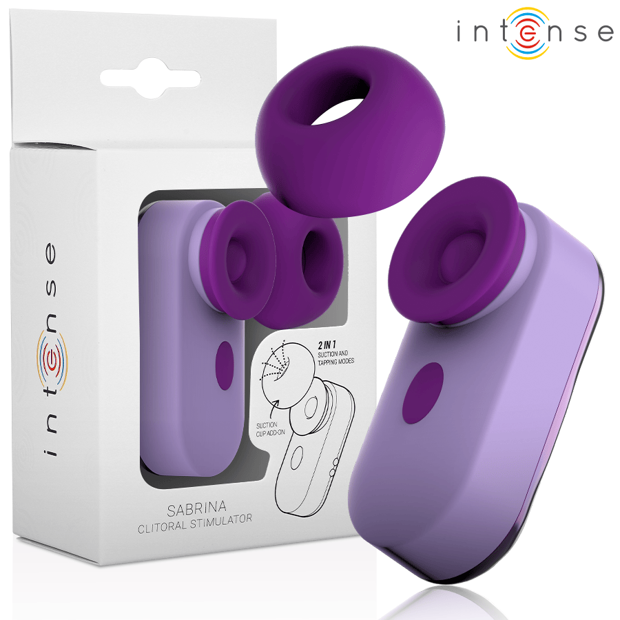 Auflegevibrator Sabrina Clit Stimulator Lila 6 cm