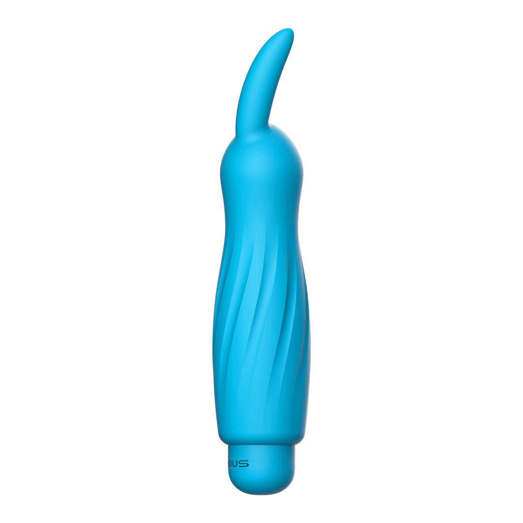 Auflegevibrator Sofia mit zwei Ohren Türkis 12,6 x 2,7 cm – Ansicht 4