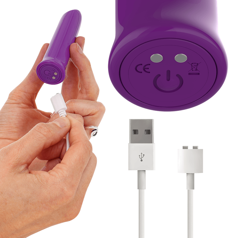 Auflegevibrator Todrick Klitorisstimulierende Kugel Lila 10,2 x 2,5 cm – Ansicht 2