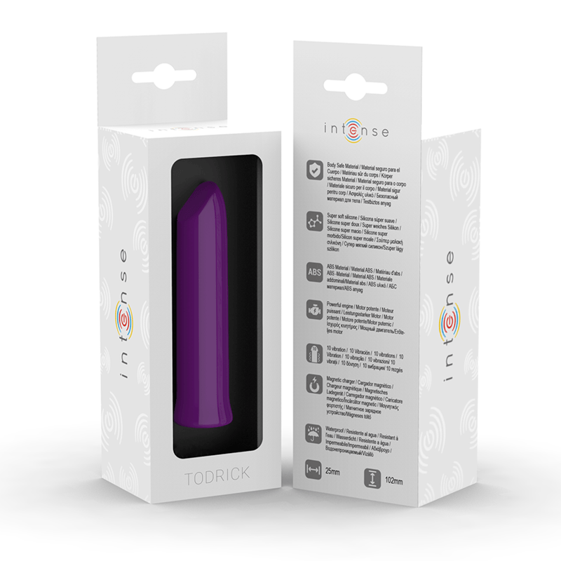 Auflegevibrator Todrick Klitorisstimulierende Kugel Lila 10,2 x 2,5 cm – Ansicht 6