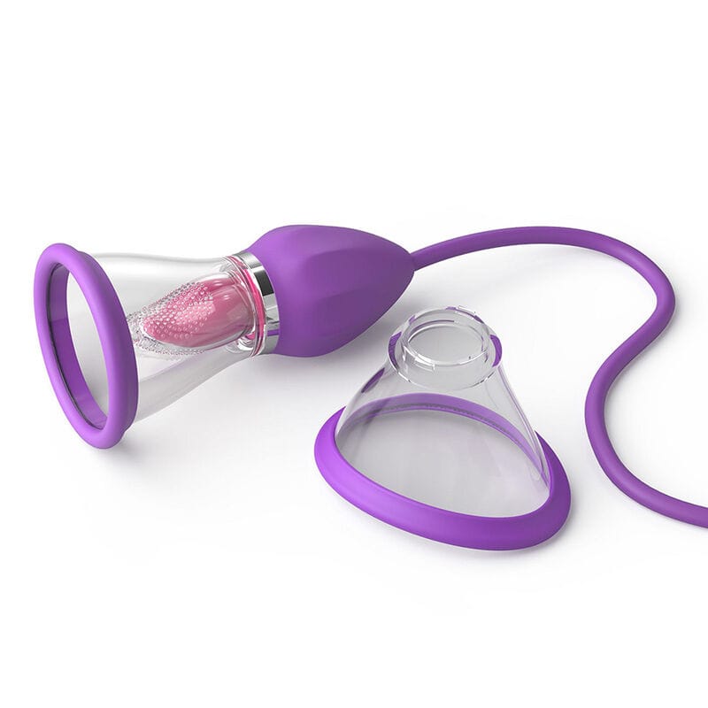 Auflegevibrator Ultimate Pleasure Max mit Saugfunktion und Zunge Lila – Ansicht 2