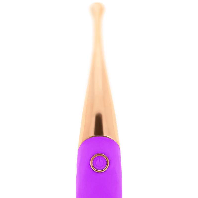 Auflegevibrator wiederaufladbarer Klitoris-Stimulator 36 Modi Lila 20 x 3,5 cm – Ansicht 3