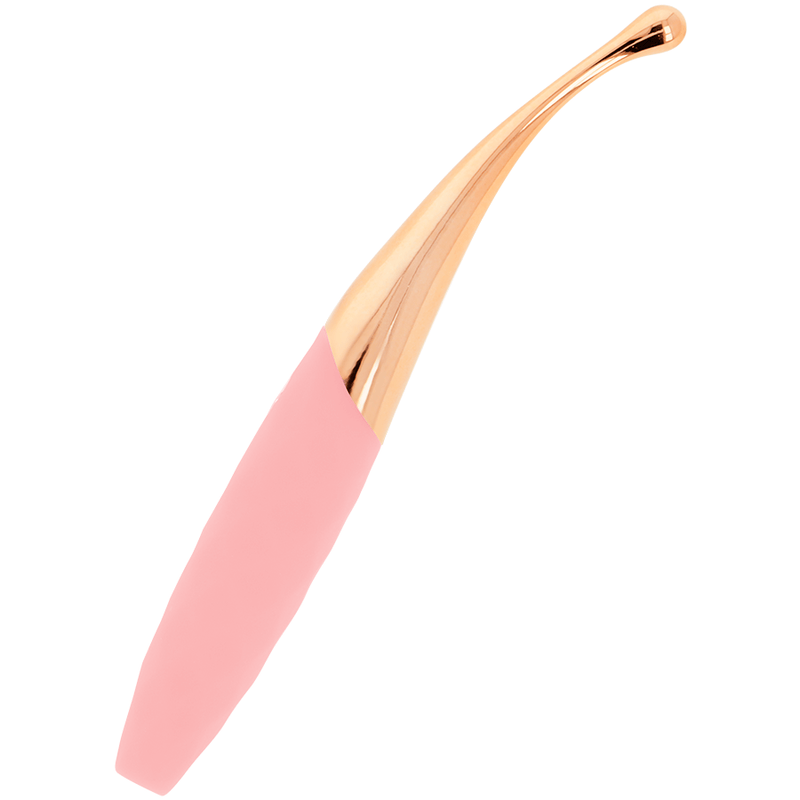 Auflegevibrator wiederaufladbarer Klitoris-Stimulator 36 Modi Roségold 20 x 3,5 cm – Ansicht 2