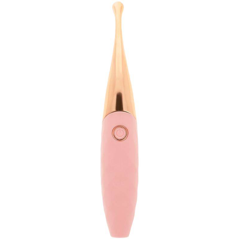 Auflegevibrator wiederaufladbarer Klitoris-Stimulator 36 Modi Roségold 20 x 3,5 cm – Ansicht 4