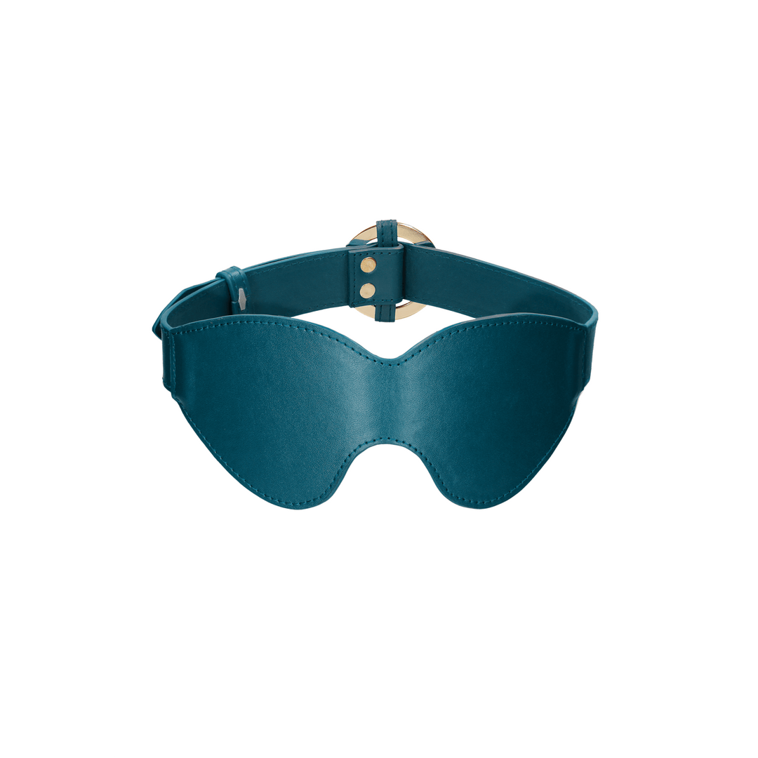Augenmaske Ouch Luxus aus Kunstleder Grün 71,5 cm – Ansicht 4