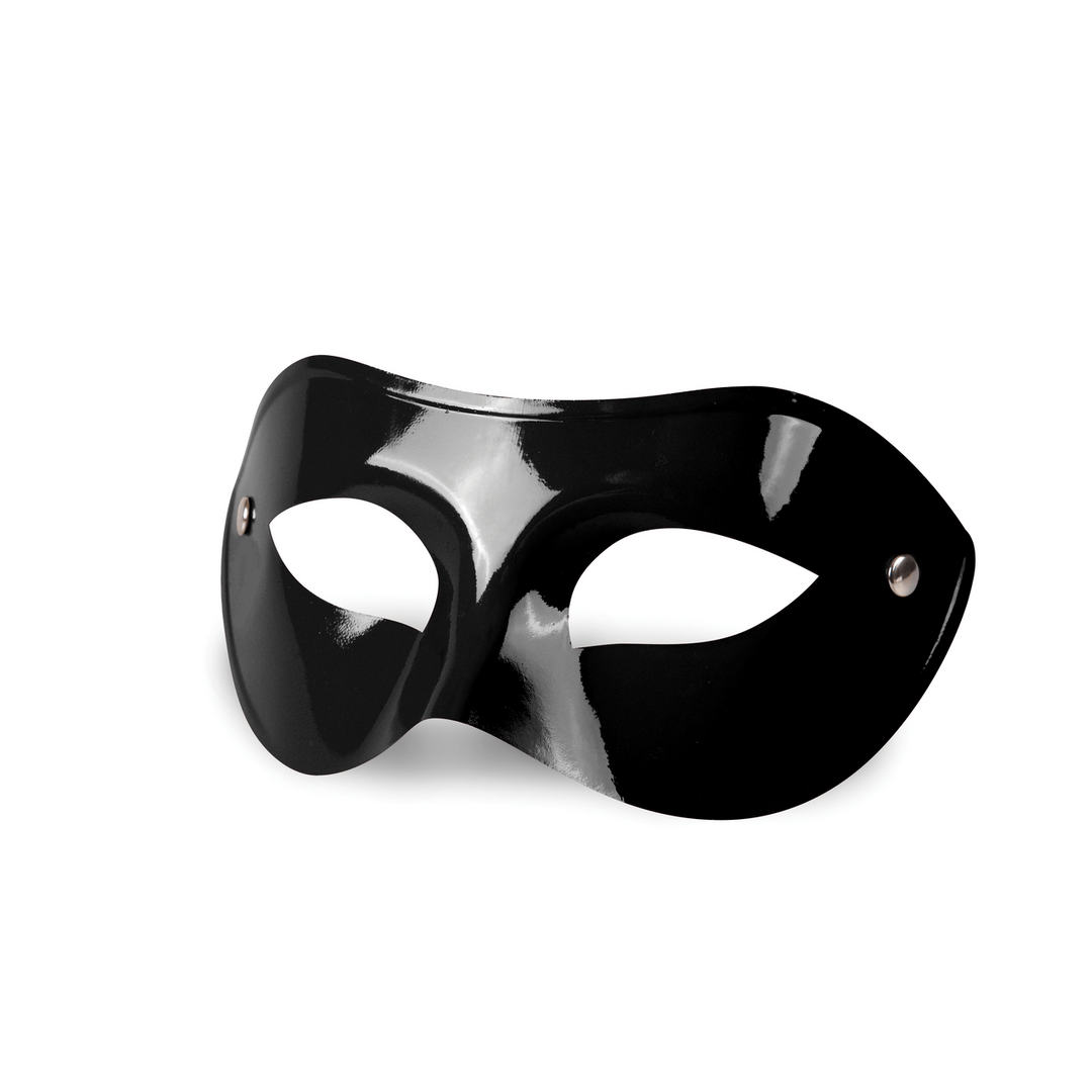 Augenmaske Ouch mit offener Augenpartie Schwarz 19 cm – Ansicht 3