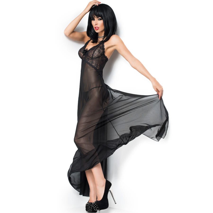 Babydoll Babydoll Lang Schwarz L/XL