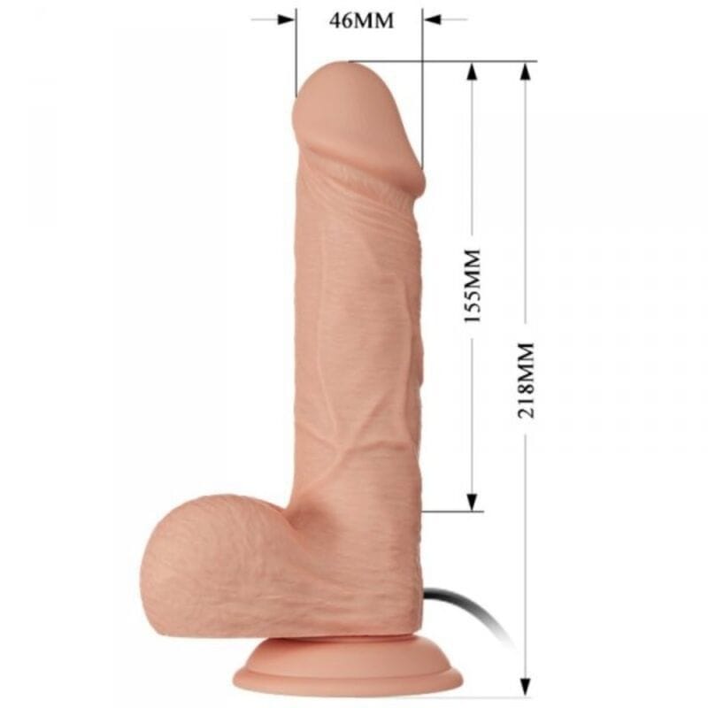 Bahamut Realistischer Vibrator 21,8 x 4,6 cm – Ansicht 6