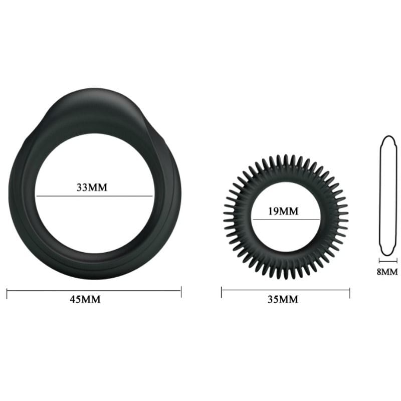 Baile - Kit 2 Silikonringe Ring Manhood