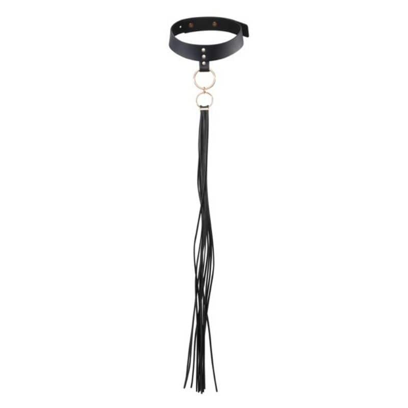 Bijoux Indiscrets Maze - Quasten-Choker Schwarz