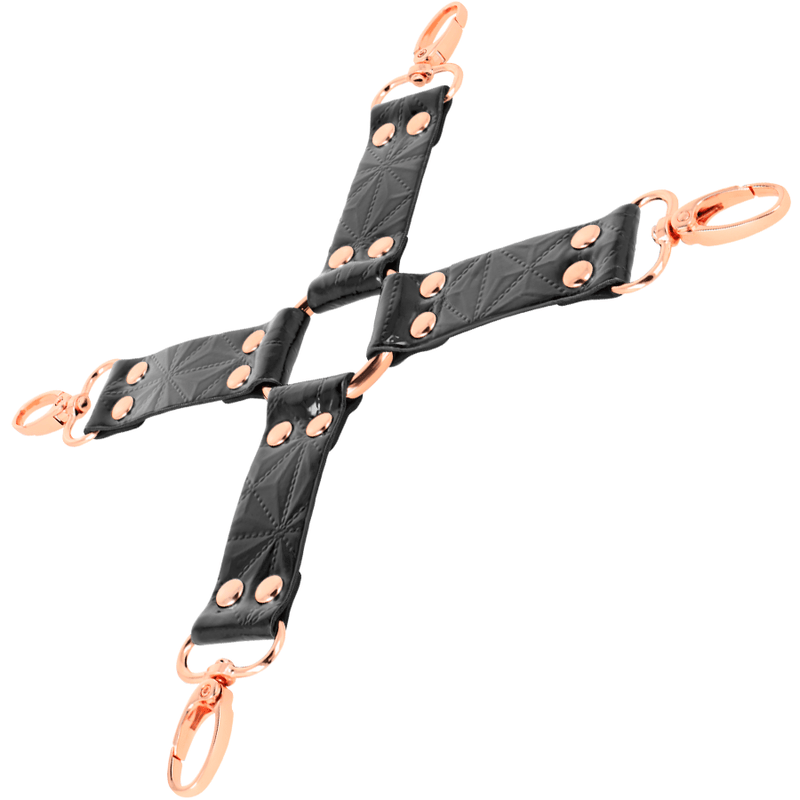 Black Edition Veganes Leder-Hogtie – Ansicht 3