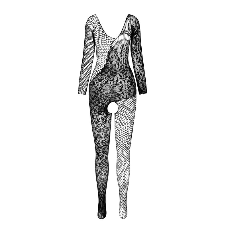 Bodystocking Weiß Einheitsgröße Modell 6 – Ansicht 3