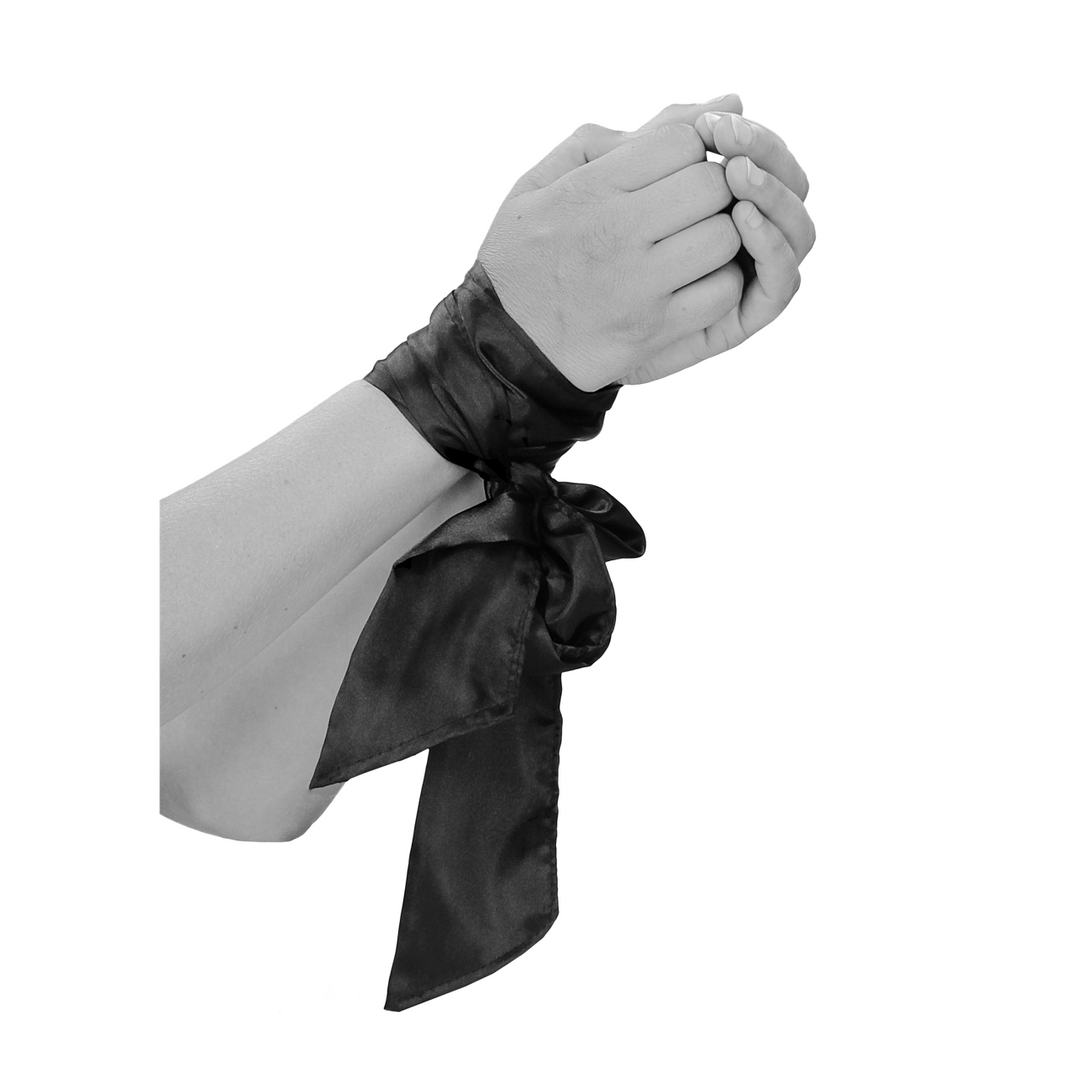 Bondage-Band Ouch aus Seide Schwarz 167 cm – Ansicht 6