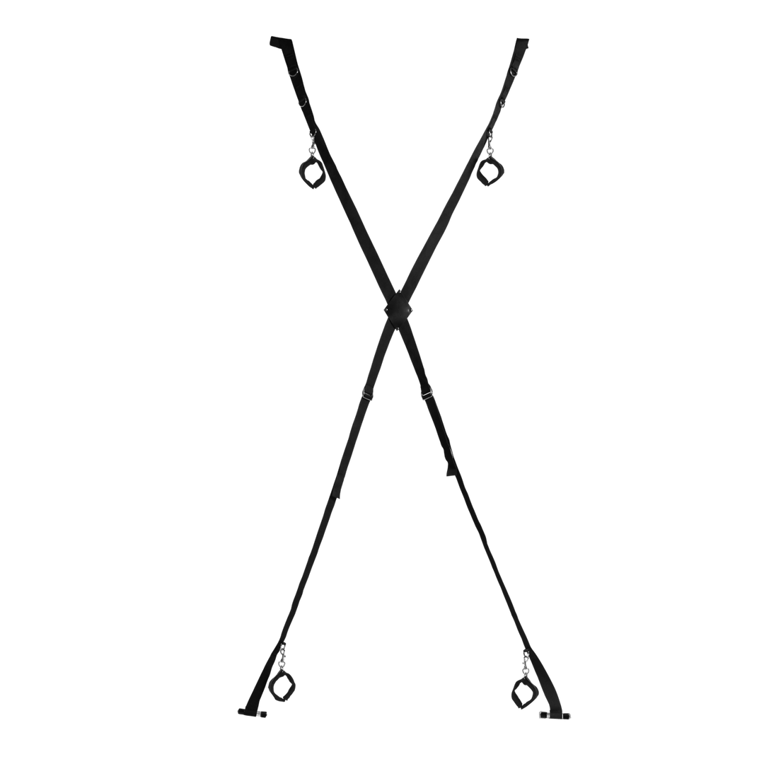 Türkreuz Ouch für Bondage Schwarz 266 cm – Ansicht 4