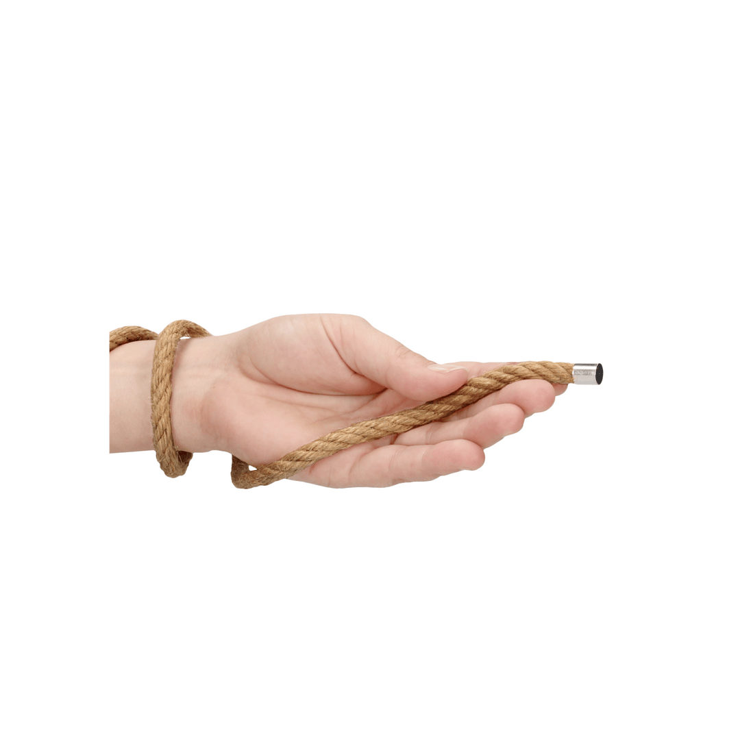 Bondage-Seil Ouch Shibari aus Hanf Braun 5 m – Ansicht 6
