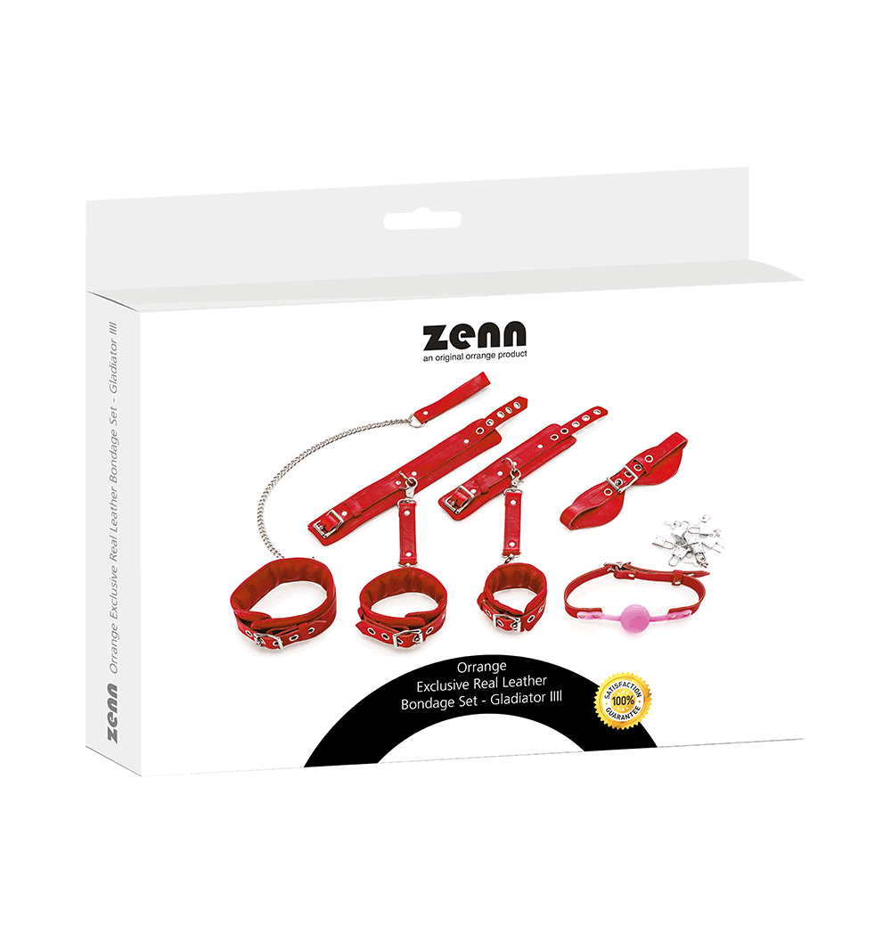 Bondage-Set 10-teilig Büffelleder