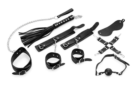 Bondage-Set 8-teilig Schwarz